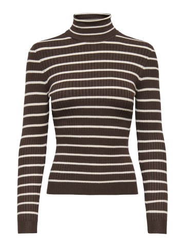 ONLY Strickpullover in Coffee Bean