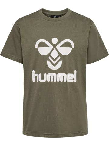 Hummel Hummel T-Shirt Hmltres Jungen Atmungsaktiv in DUSTY OLIVE