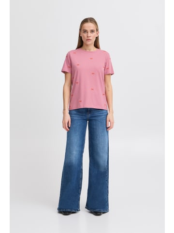 ICHI T-shirt IHCAMINO Regular fit in Heather Rose