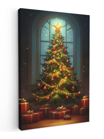OnlyWow Leinwand Bilder Grün
