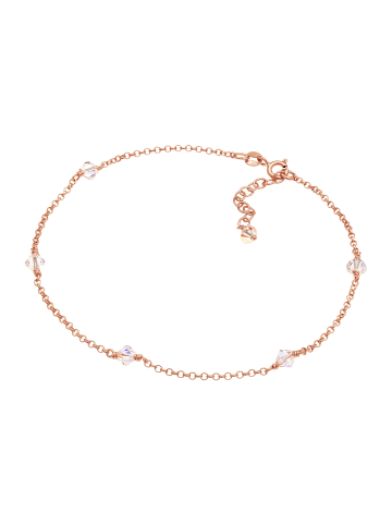 Elli Fußschmuck 925 Sterling Silber Kugel in Rosegold