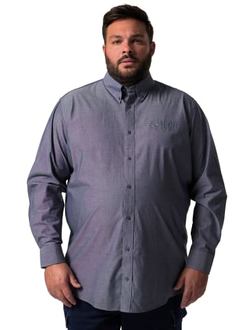 Men Plus Hemd in navy blau