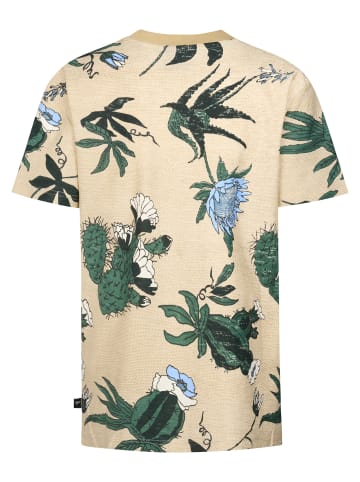 Petrol Industries T-Shirt mit Allover-Print Mariachi in Braun