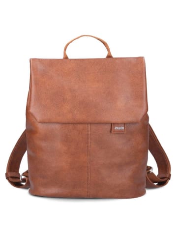 Zwei Mademoiselle MR8 - Rucksack 29 cm (cord-wood) in cognac