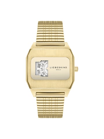 LIEBESKIND BERLIN Armbanduhr Vinyl Vision in gold