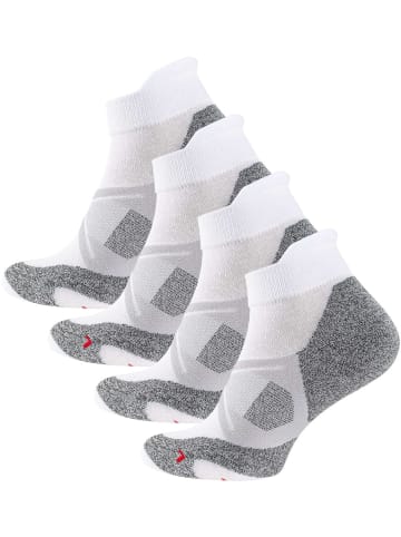 Stark Soul® Sneaker Sport Socks 2 Paar, Unisex in weiß