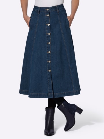 WITT WEIDEN Jeansrock in blue-stone-washed