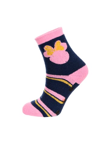 Disney Minnie Mouse Mädchen Kinder 2 Paar ABS Stoppersocken Hausschuhsocken in Mehrfarbig