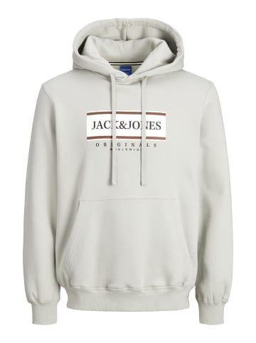 Jack & Jones Kapuzenpullover in Mineral Gray