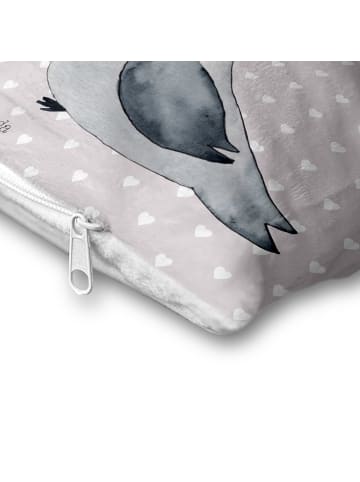 Mr. & Mrs. Panda Couchkissen Turteltauben Liebe ohne Spruch in Grau Pastell