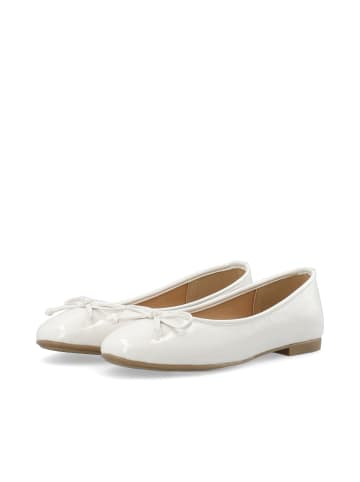 Bianco Ballerinas in OffWhitePatent