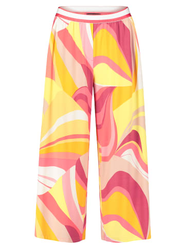 Betty Barclay Culotte mit elastischem Bund in Rosé/Yellow