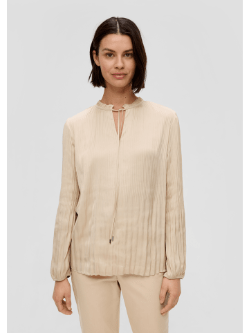 s.Oliver BLACK LABEL Bluse langarm in Beige