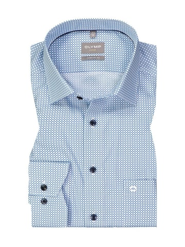 OLYMP Langarm Business Hemd für Herren in blau