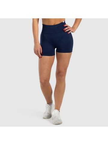 SMILODOX Shorts Issy Scrunch in Marineblau