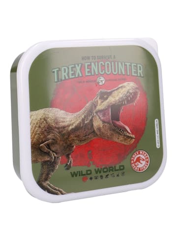 Jurassic World Jurassic World Lunchbox Set Kinder Snackbox Brotdose Dino Aufbewahrung in Grün