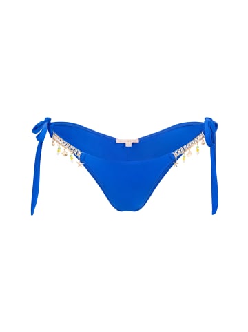 Moda Minx Bikini Hose Seychelles Tie Side Brazilian in Blau
