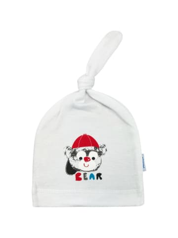 Aliap Babymütze Bär in weiss