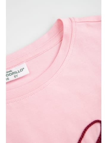 Coccodrillo Langarmshirt in gedämpftes Rosa