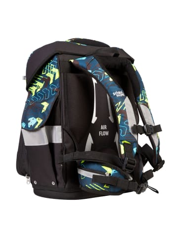 SCHOOL-MOOD Timeless Pro Schulranzen-Set 7-teilig in Rennwagen