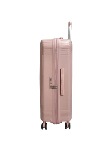 Valentino Bags Wood Carry on - 4-Rollen-Trolley L 77 cm (nero) in cipria