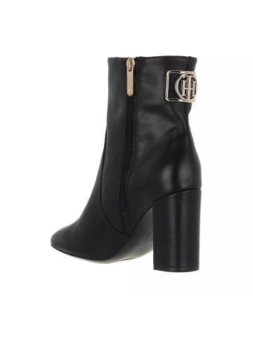 Tommy Hilfiger TH Hardware High Heel Bootie Black in black