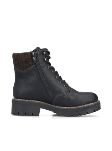 rieker Schnürstiefelette in schwarz