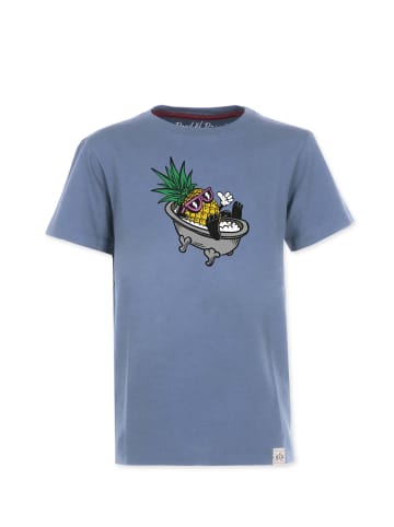 Band of Rascals T-Shirts " Chilax " in dove-blue