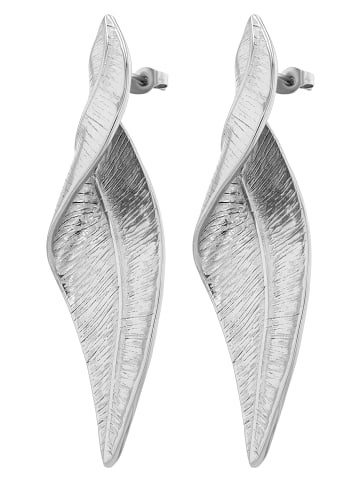 Adeliás Damen Ohrringe – Ohrstecker aus Edelstahl in silber