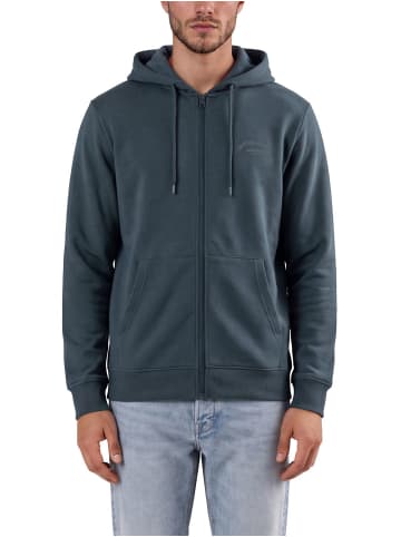 Sweatjacke JJAUTHENTIC SWEAT ZIP HOOD in Blau