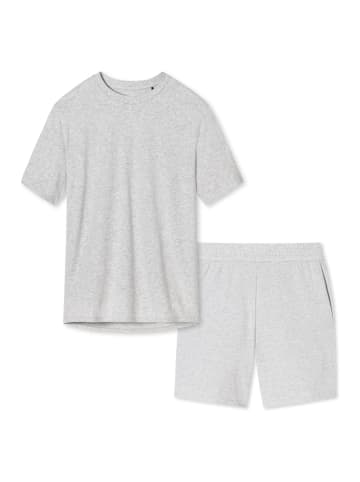 Schiesser Schlafanzug Organic Cotton in Grau