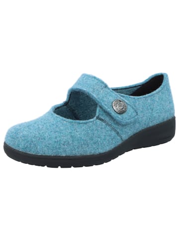 Solidus Hausschuh in blau