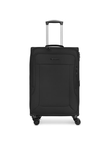 Franky Melbourne 3.0 4-Rollen Trolley 69 cm mit Dehnfalte in black