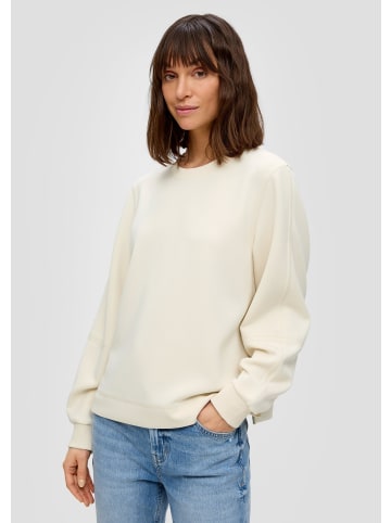 s.Oliver Sweatshirt langarm in Beige