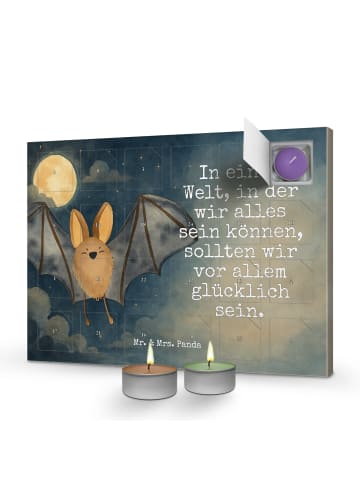 Mr. & Mrs. Panda adventskalender mit kerzen Fledermaus Flügel De... in Weiß