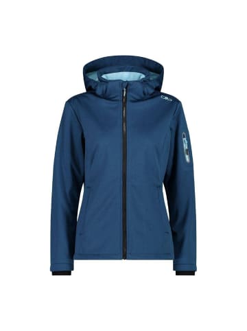 cmp Funktions-Softshelljacke WOMAN JACKET ZIP HOOD in Blau