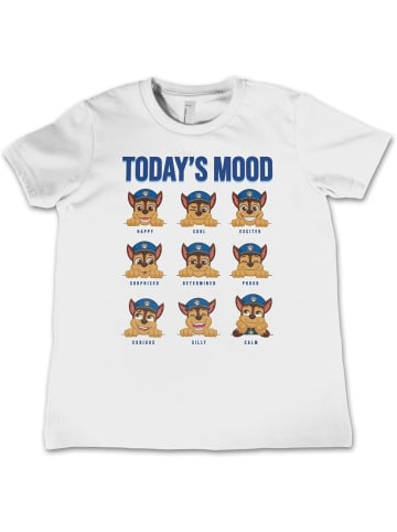 Paw Patrol Shirt "Paw Patrol Today's Mood Kids Tee" in Weiß