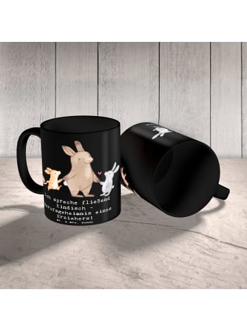 Mr. & Mrs. Panda haferl Erzieher Kindisch mit Spruch in Schwarz