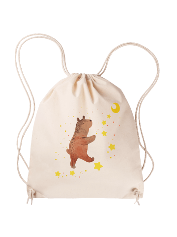 Mr. & Mrs. Panda Gym Bag Bär Träume ohne Spruch in Creme