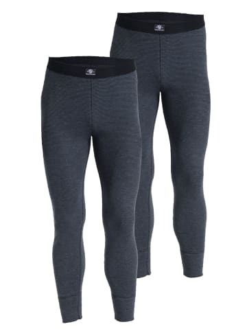 Haasis Bodywear 2er-Set: lange Unterhose in schwarz