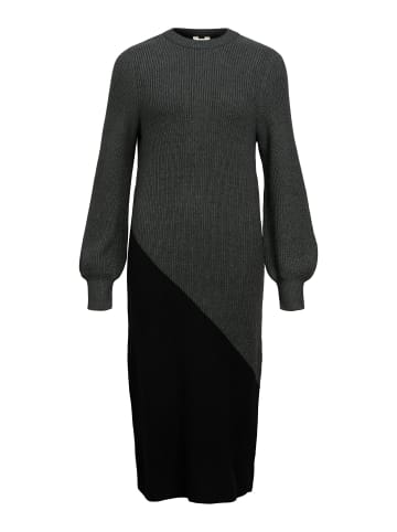 Object Midikleid in Dark Grey Melange