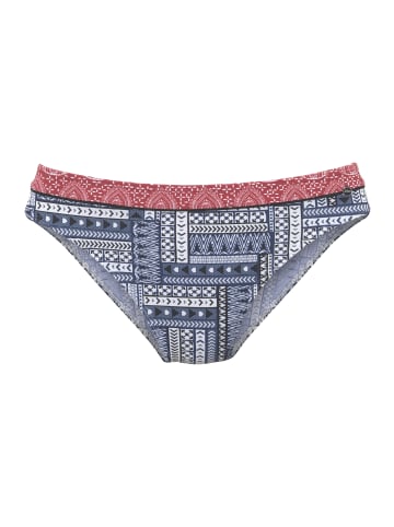 s.Oliver Bikini-Hose in blau-rot
