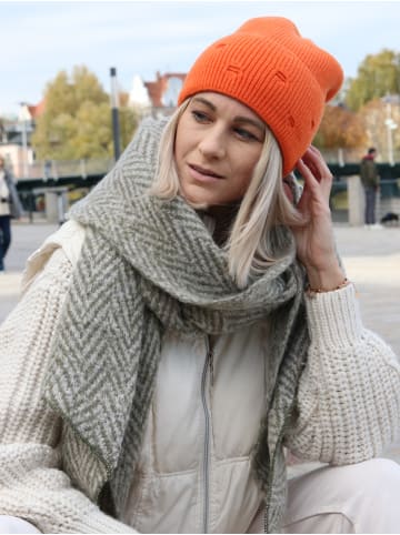 styleBREAKER Strick Mütze in Orange