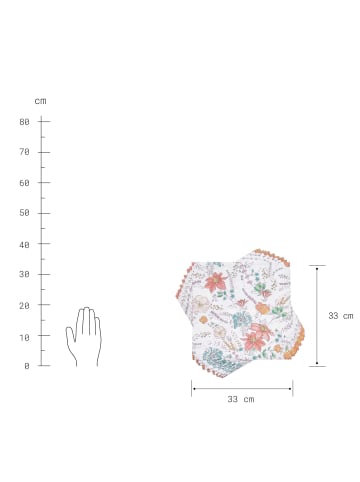 Butlers Papierserviette Hippieblumen 20 Stück APRÈS in Bunt