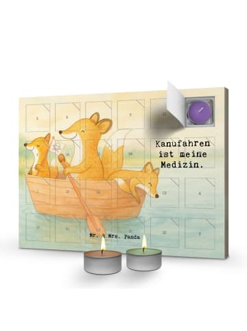 Mr. & Mrs. Panda adventskalender mit kerzen Fuchs Kanufahren Des... in Weiß