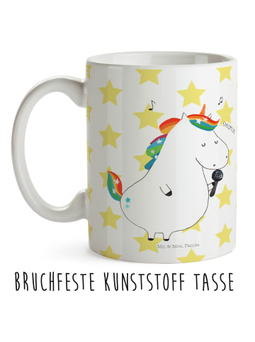 Mr. & Mrs. Panda Kindertasse Einhorn Sänger ohne Spruch in Weiß