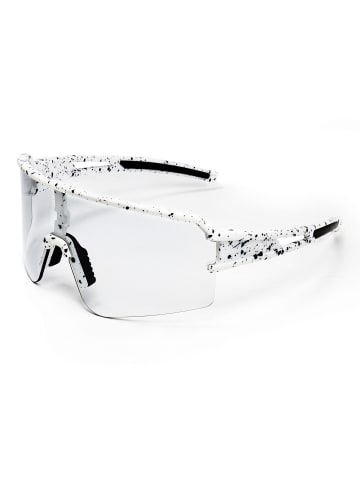 YEAZ SUNSPOT Sport-Sonnenbrille schwarz/transparent in weiß / transparent