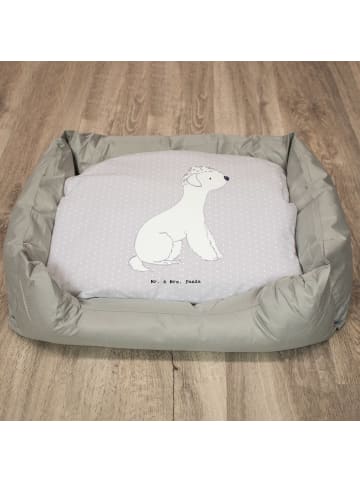 Mr. & Mrs. Panda Hundebett Bedlington Terrier Lebensretter ohne ... in Grau Pastell