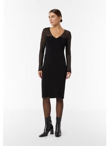 comma Kleid kurz in Schwarz