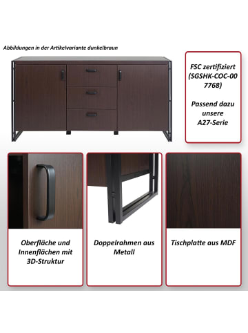 MCW Sideboard A27, Dunkelbraun